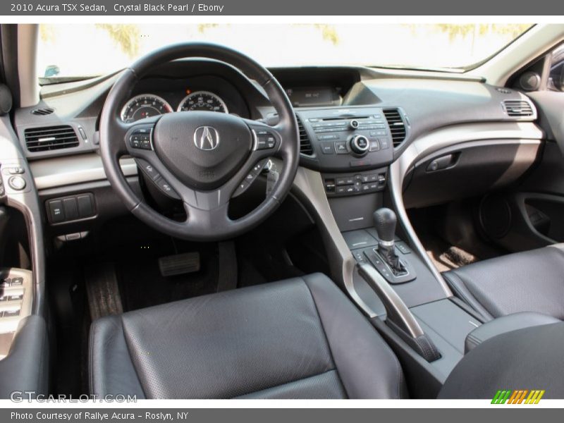 Crystal Black Pearl / Ebony 2010 Acura TSX Sedan