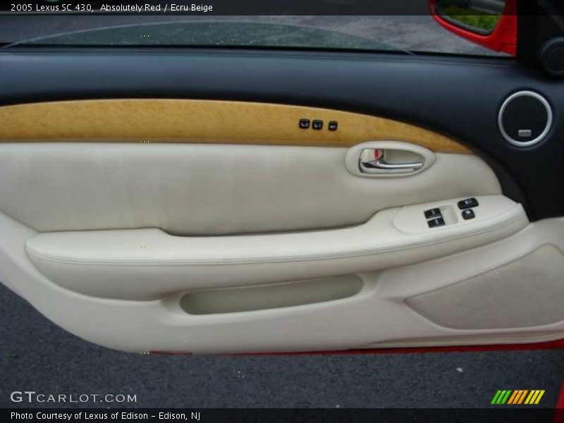 Absolutely Red / Ecru Beige 2005 Lexus SC 430
