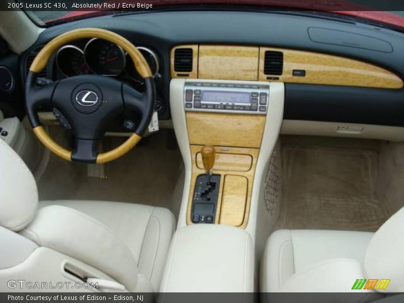 Absolutely Red / Ecru Beige 2005 Lexus SC 430