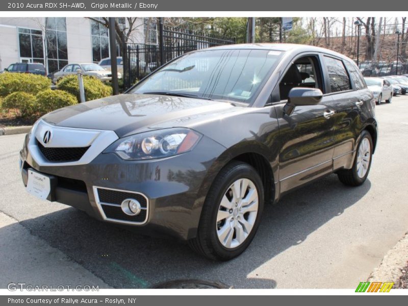 Grigio Metallic / Ebony 2010 Acura RDX SH-AWD