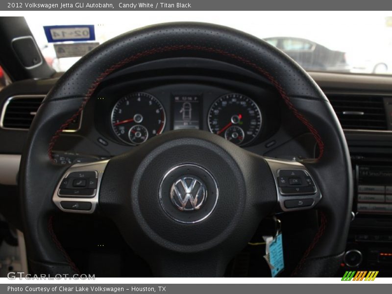 Candy White / Titan Black 2012 Volkswagen Jetta GLI Autobahn