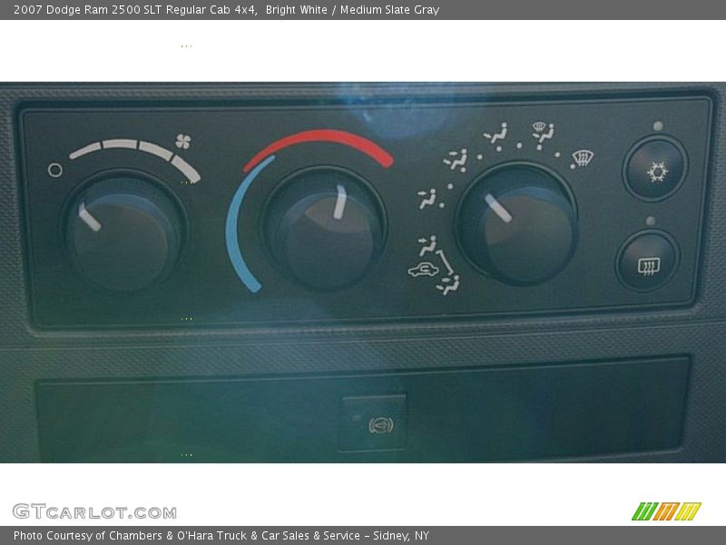 Bright White / Medium Slate Gray 2007 Dodge Ram 2500 SLT Regular Cab 4x4