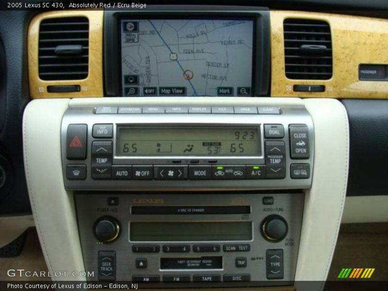 Absolutely Red / Ecru Beige 2005 Lexus SC 430