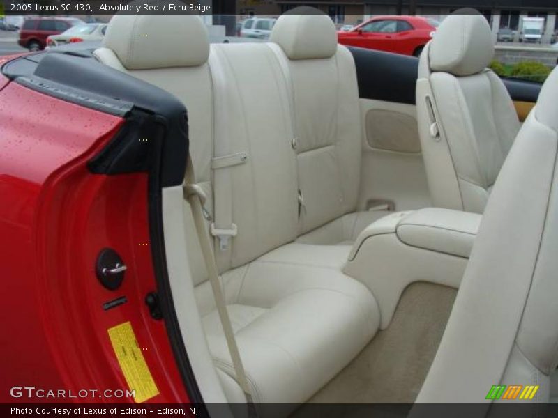 Absolutely Red / Ecru Beige 2005 Lexus SC 430