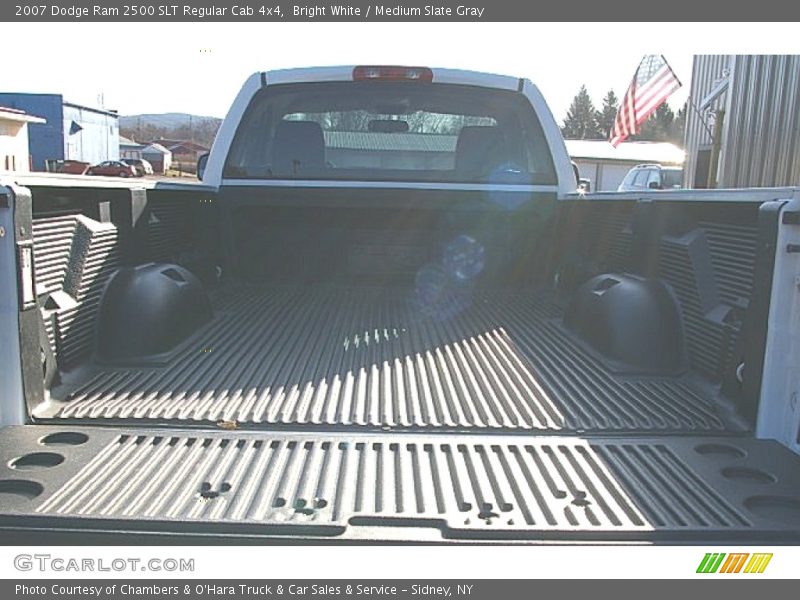 Bright White / Medium Slate Gray 2007 Dodge Ram 2500 SLT Regular Cab 4x4