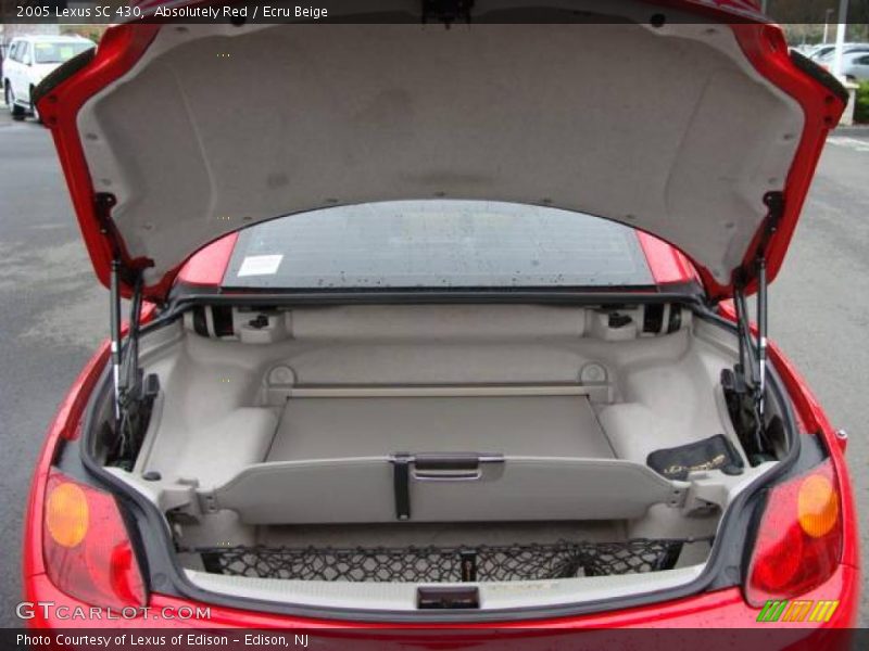 Absolutely Red / Ecru Beige 2005 Lexus SC 430