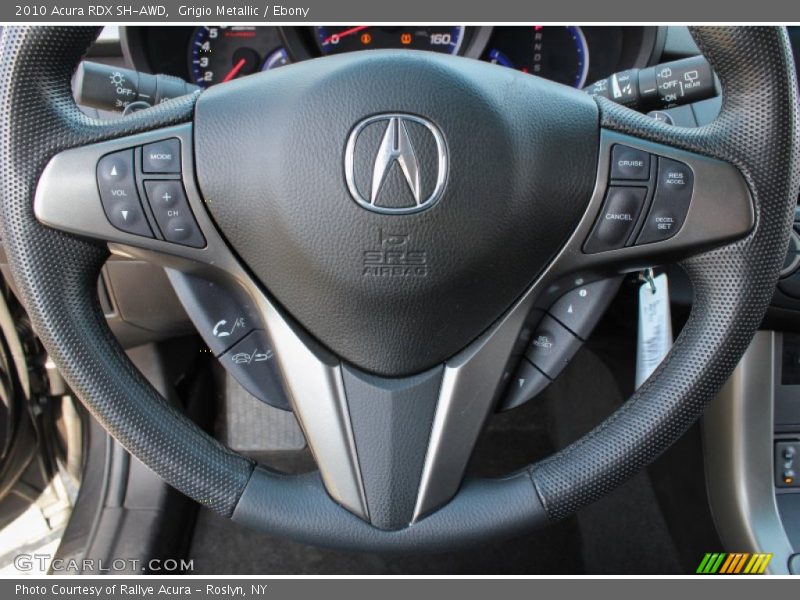 Grigio Metallic / Ebony 2010 Acura RDX SH-AWD