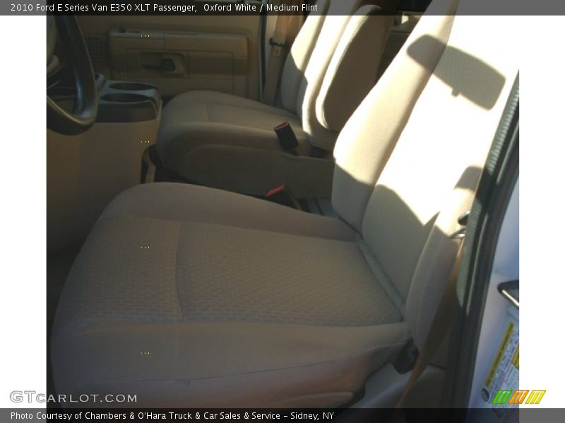 Oxford White / Medium Flint 2010 Ford E Series Van E350 XLT Passenger