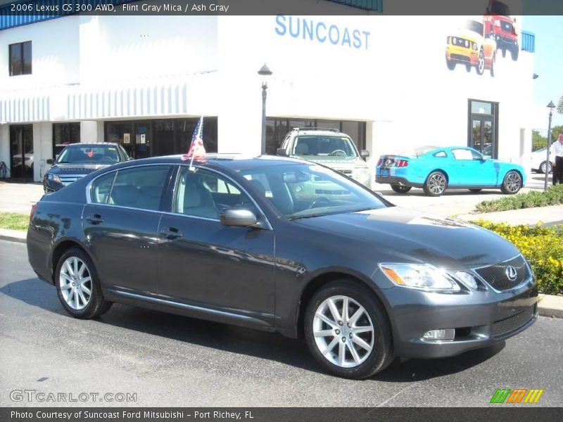 Flint Gray Mica / Ash Gray 2006 Lexus GS 300 AWD