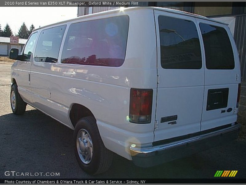 Oxford White / Medium Flint 2010 Ford E Series Van E350 XLT Passenger