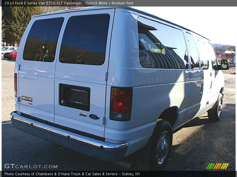 Oxford White / Medium Flint 2010 Ford E Series Van E350 XLT Passenger