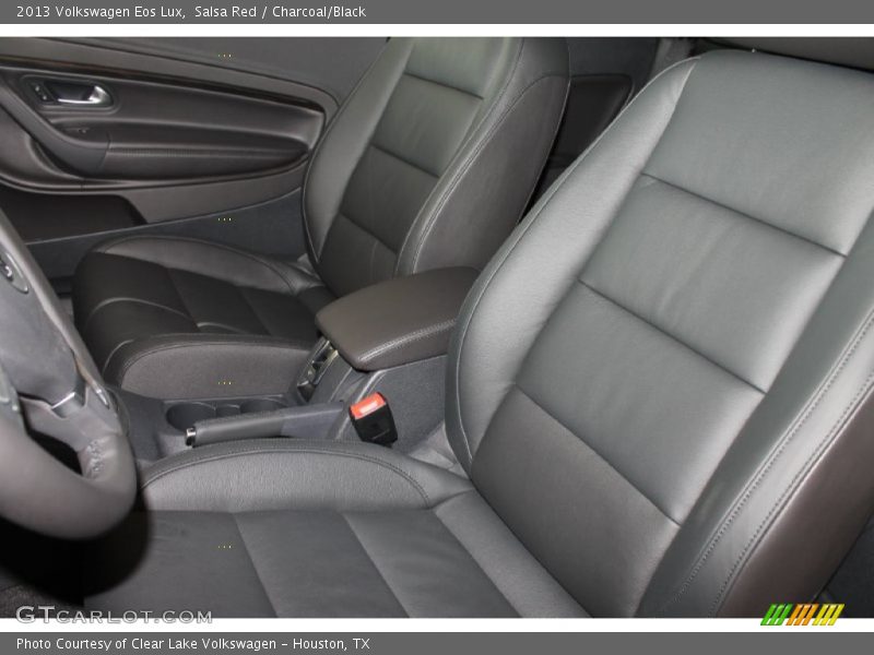 Salsa Red / Charcoal/Black 2013 Volkswagen Eos Lux