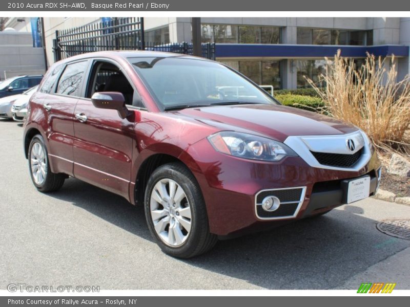 Basque Red Pearl / Ebony 2010 Acura RDX SH-AWD