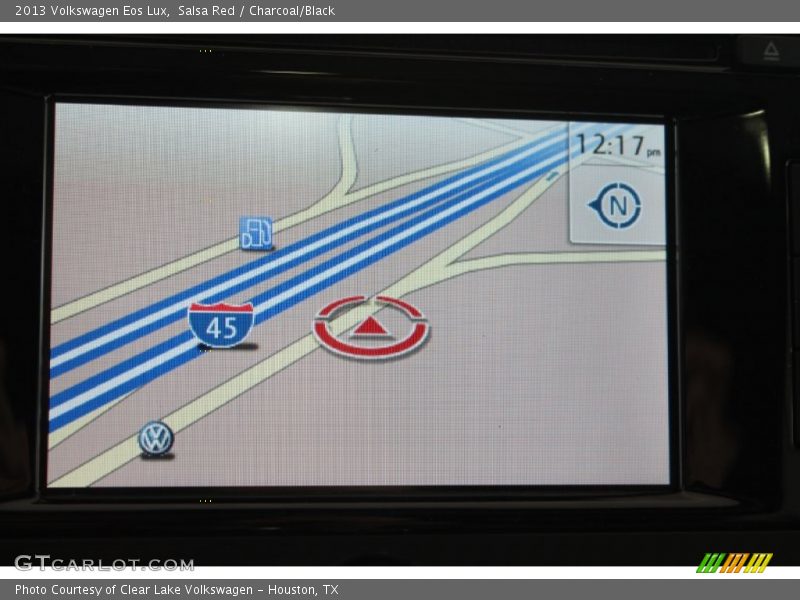 Salsa Red / Charcoal/Black 2013 Volkswagen Eos Lux