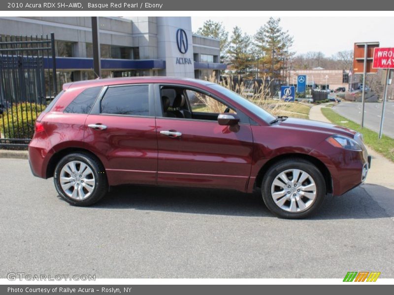 Basque Red Pearl / Ebony 2010 Acura RDX SH-AWD