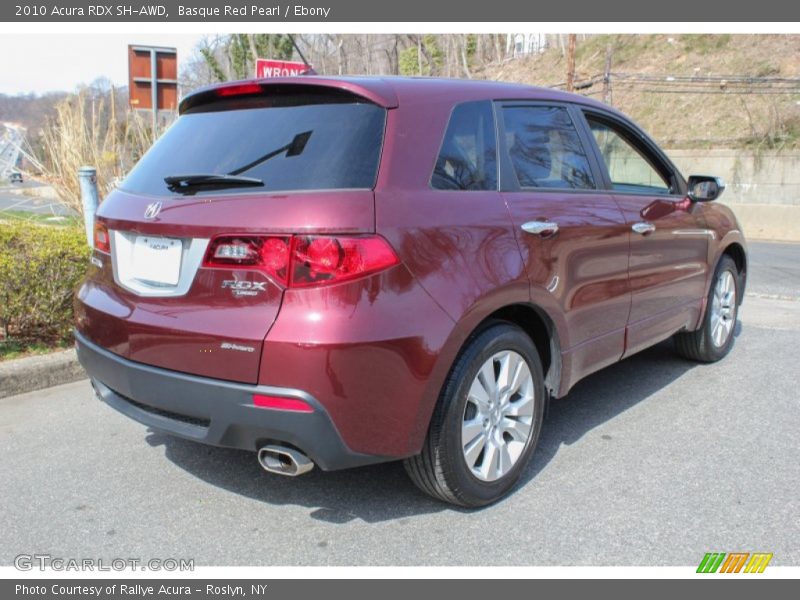 Basque Red Pearl / Ebony 2010 Acura RDX SH-AWD