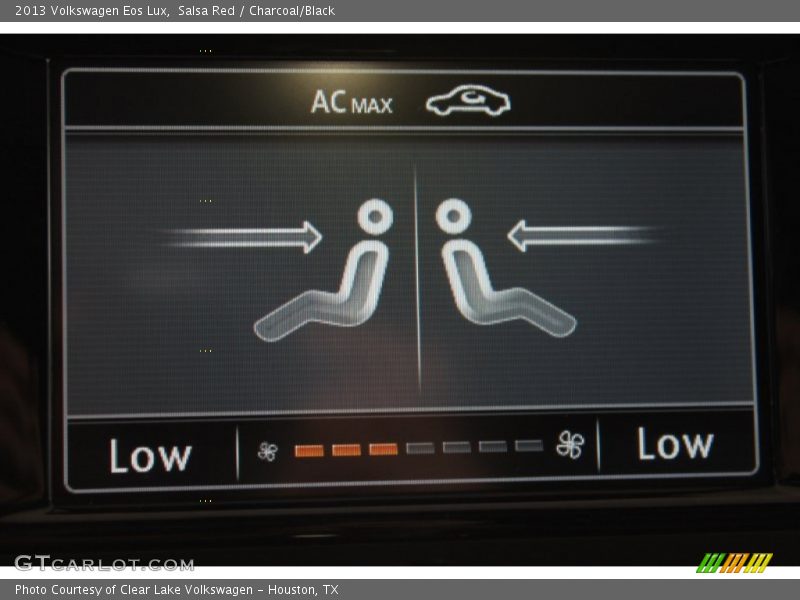 Salsa Red / Charcoal/Black 2013 Volkswagen Eos Lux