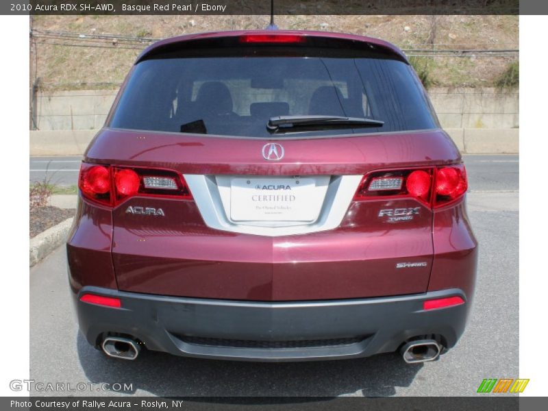 Basque Red Pearl / Ebony 2010 Acura RDX SH-AWD