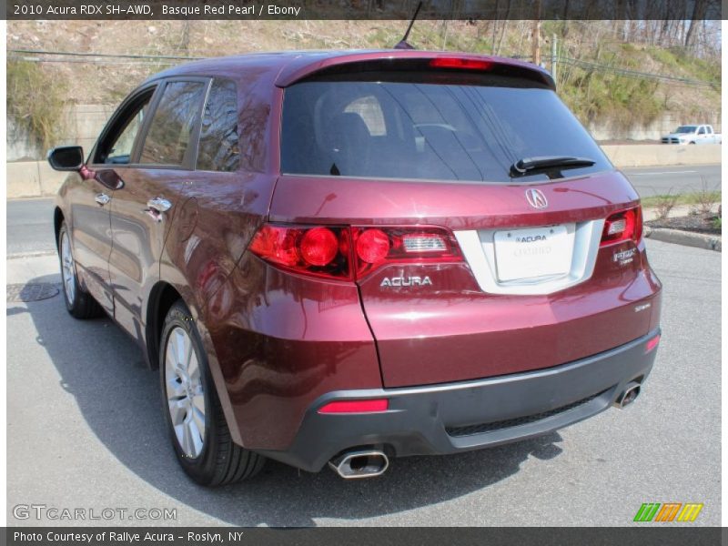 Basque Red Pearl / Ebony 2010 Acura RDX SH-AWD