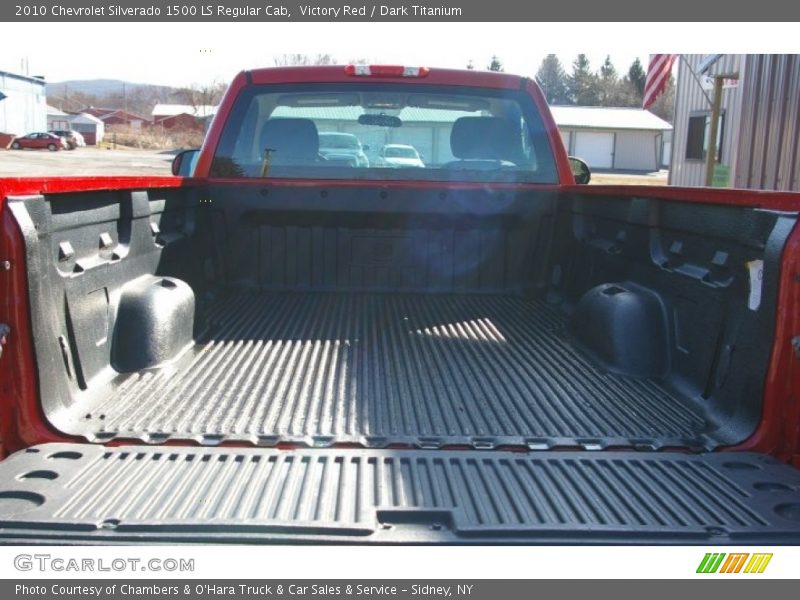 Victory Red / Dark Titanium 2010 Chevrolet Silverado 1500 LS Regular Cab
