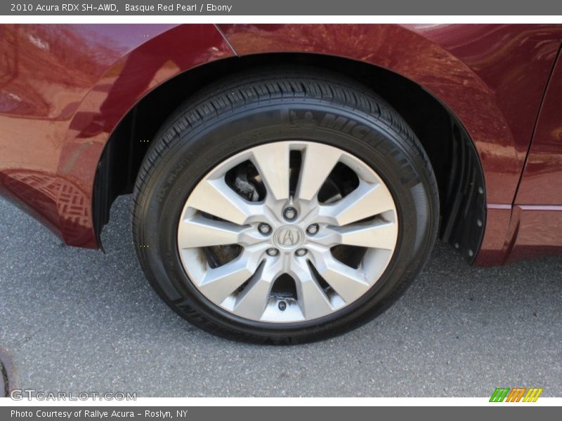 Basque Red Pearl / Ebony 2010 Acura RDX SH-AWD