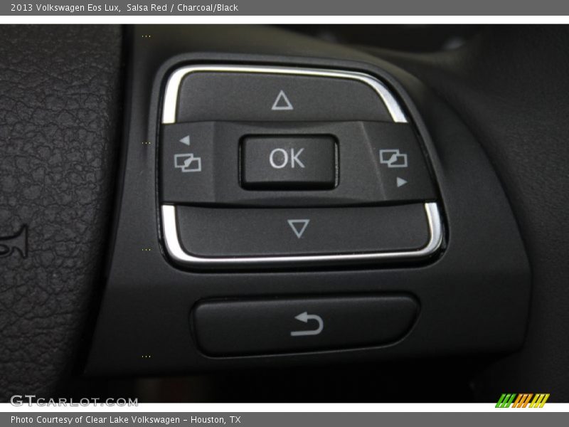 Salsa Red / Charcoal/Black 2013 Volkswagen Eos Lux
