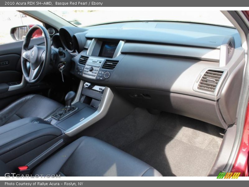Basque Red Pearl / Ebony 2010 Acura RDX SH-AWD