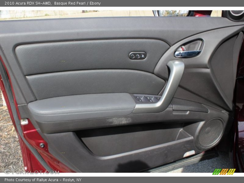 Basque Red Pearl / Ebony 2010 Acura RDX SH-AWD