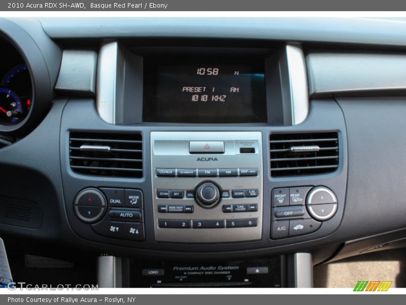 Basque Red Pearl / Ebony 2010 Acura RDX SH-AWD
