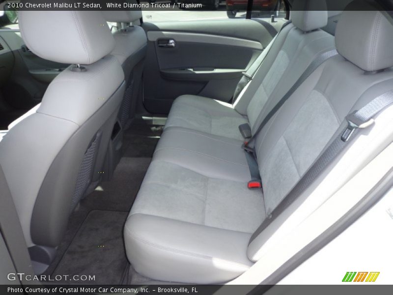 White Diamond Tricoat / Titanium 2010 Chevrolet Malibu LT Sedan