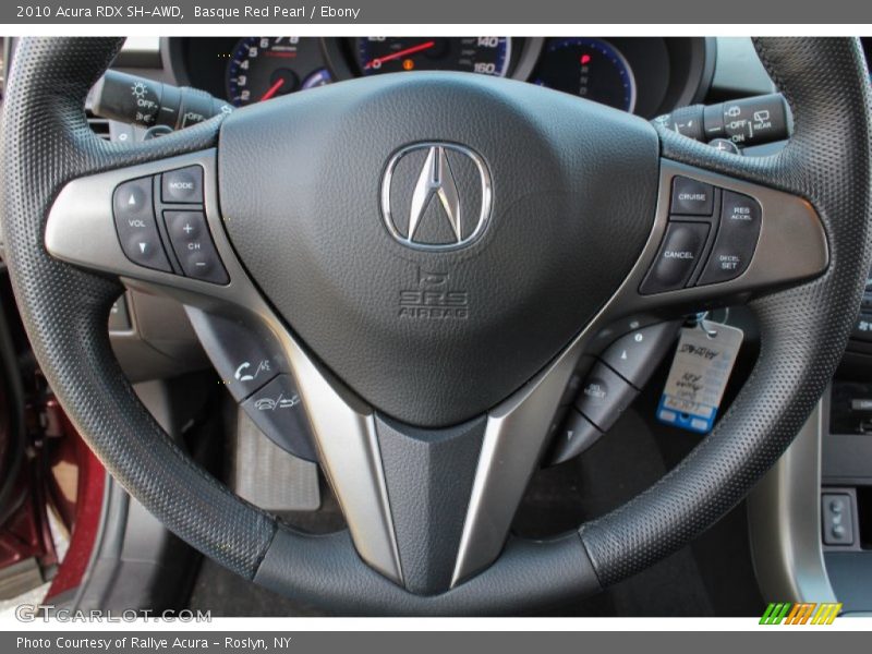 Basque Red Pearl / Ebony 2010 Acura RDX SH-AWD