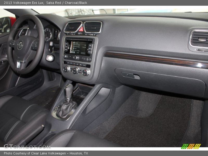 Salsa Red / Charcoal/Black 2013 Volkswagen Eos Lux
