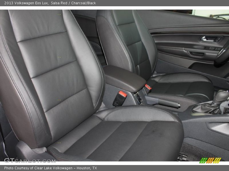 Salsa Red / Charcoal/Black 2013 Volkswagen Eos Lux