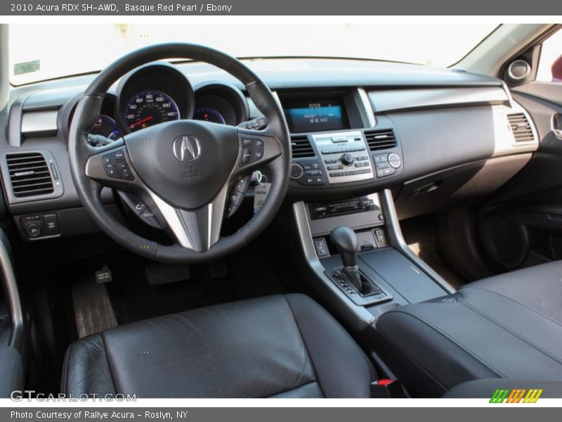 Basque Red Pearl / Ebony 2010 Acura RDX SH-AWD