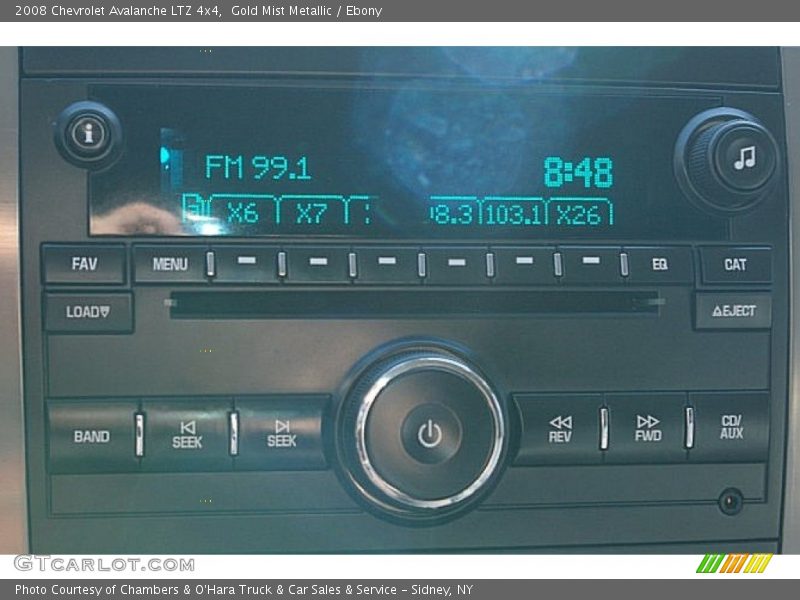 Gold Mist Metallic / Ebony 2008 Chevrolet Avalanche LTZ 4x4