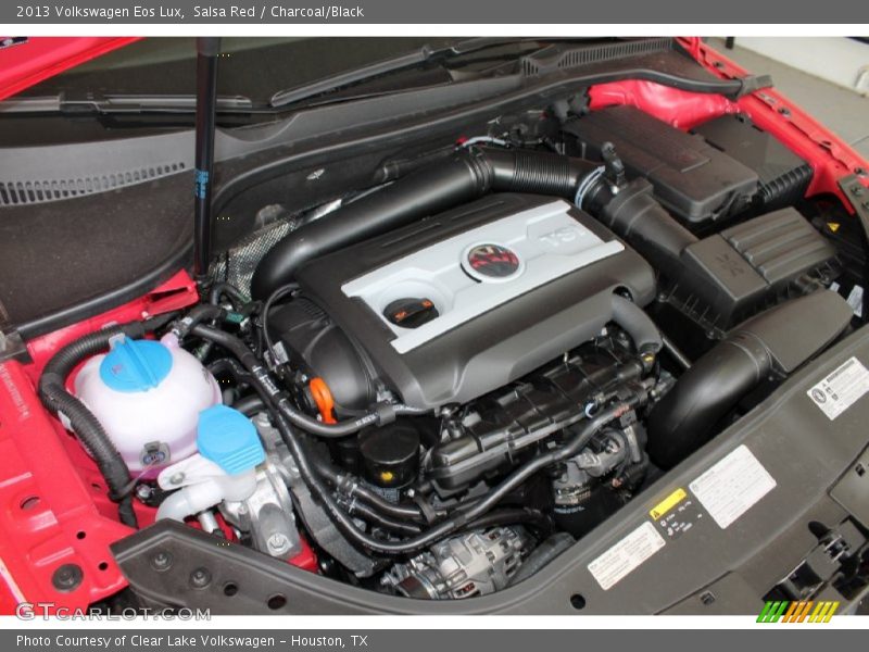 Salsa Red / Charcoal/Black 2013 Volkswagen Eos Lux