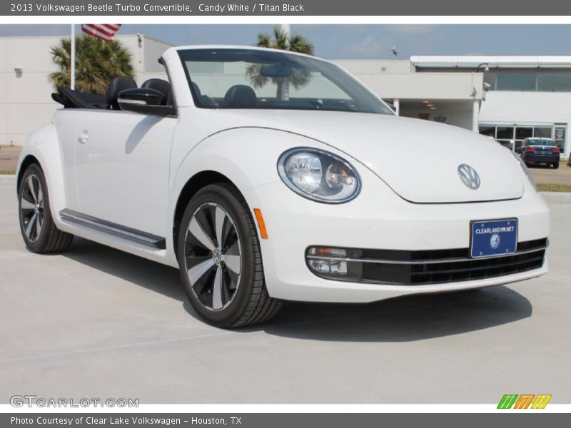 Candy White / Titan Black 2013 Volkswagen Beetle Turbo Convertible