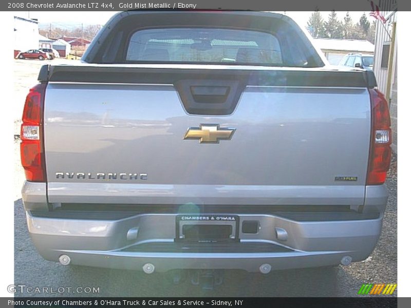 Gold Mist Metallic / Ebony 2008 Chevrolet Avalanche LTZ 4x4