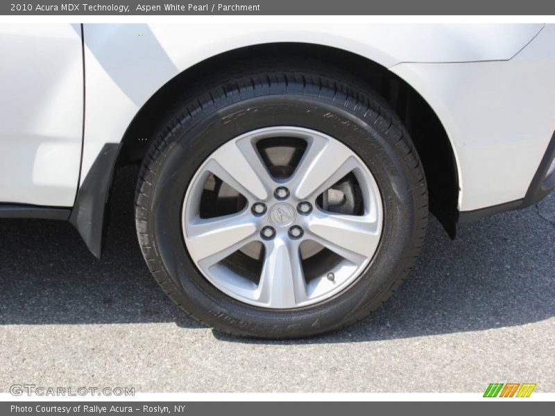 Aspen White Pearl / Parchment 2010 Acura MDX Technology