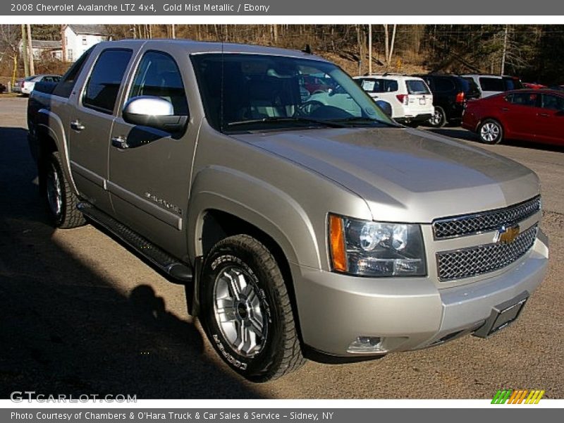 Gold Mist Metallic / Ebony 2008 Chevrolet Avalanche LTZ 4x4