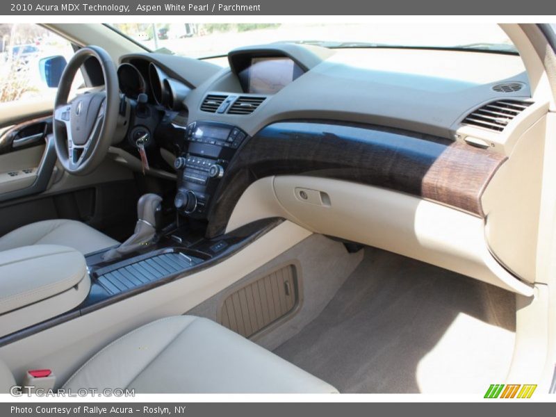 Aspen White Pearl / Parchment 2010 Acura MDX Technology
