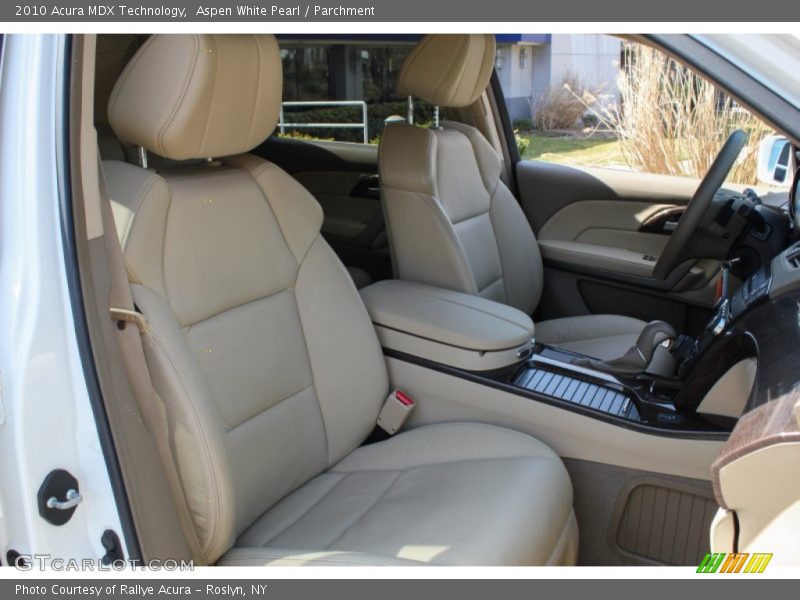 Aspen White Pearl / Parchment 2010 Acura MDX Technology