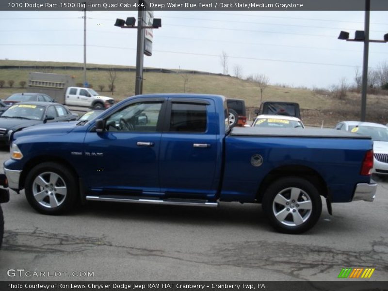 Deep Water Blue Pearl / Dark Slate/Medium Graystone 2010 Dodge Ram 1500 Big Horn Quad Cab 4x4