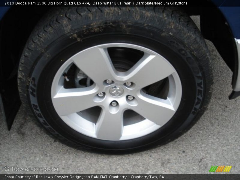 Deep Water Blue Pearl / Dark Slate/Medium Graystone 2010 Dodge Ram 1500 Big Horn Quad Cab 4x4