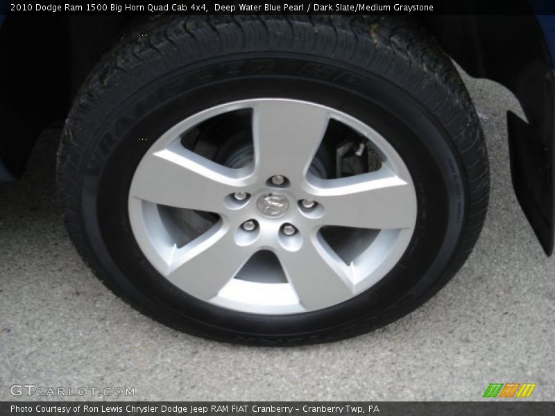 Deep Water Blue Pearl / Dark Slate/Medium Graystone 2010 Dodge Ram 1500 Big Horn Quad Cab 4x4