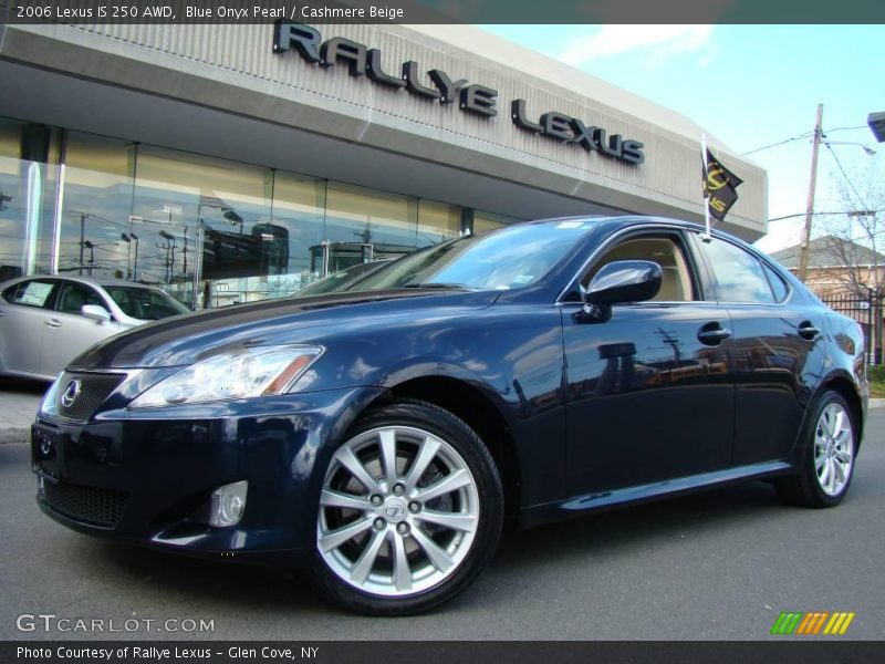 Blue Onyx Pearl / Cashmere Beige 2006 Lexus IS 250 AWD