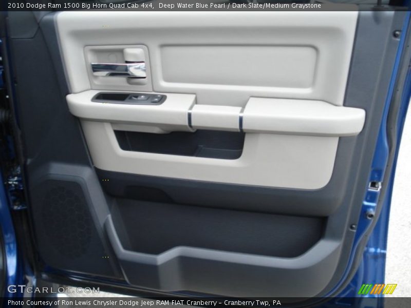 Deep Water Blue Pearl / Dark Slate/Medium Graystone 2010 Dodge Ram 1500 Big Horn Quad Cab 4x4