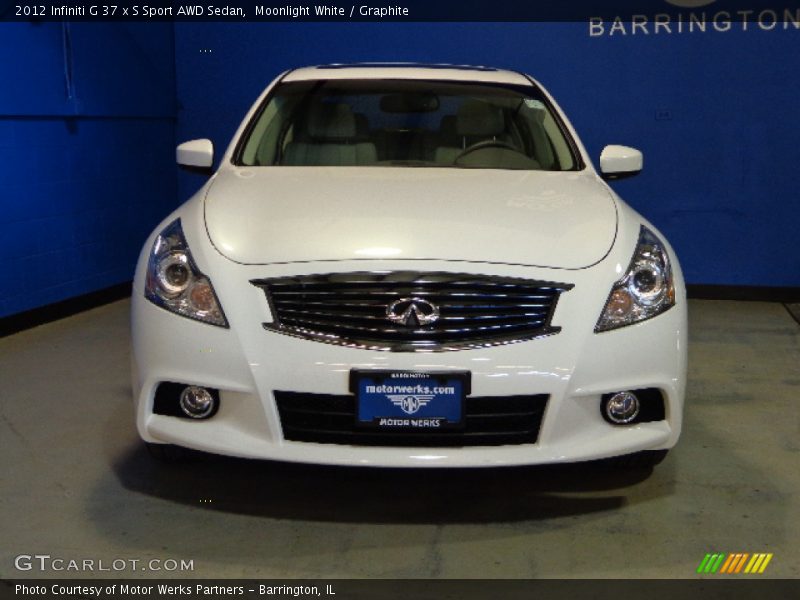 Moonlight White / Graphite 2012 Infiniti G 37 x S Sport AWD Sedan