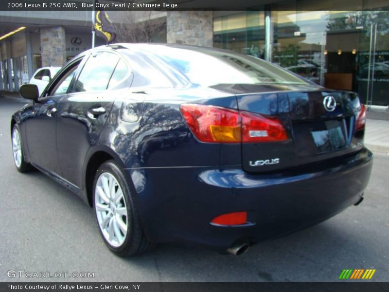 Blue Onyx Pearl / Cashmere Beige 2006 Lexus IS 250 AWD