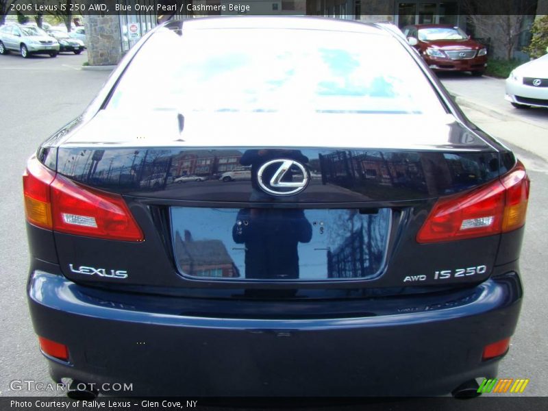Blue Onyx Pearl / Cashmere Beige 2006 Lexus IS 250 AWD